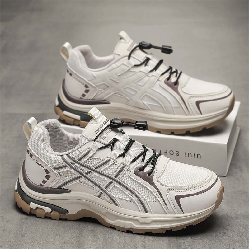 运动鞋男2025新款冬季男士登山鞋户外防滑防水休闲轻便耐磨老爹鞋