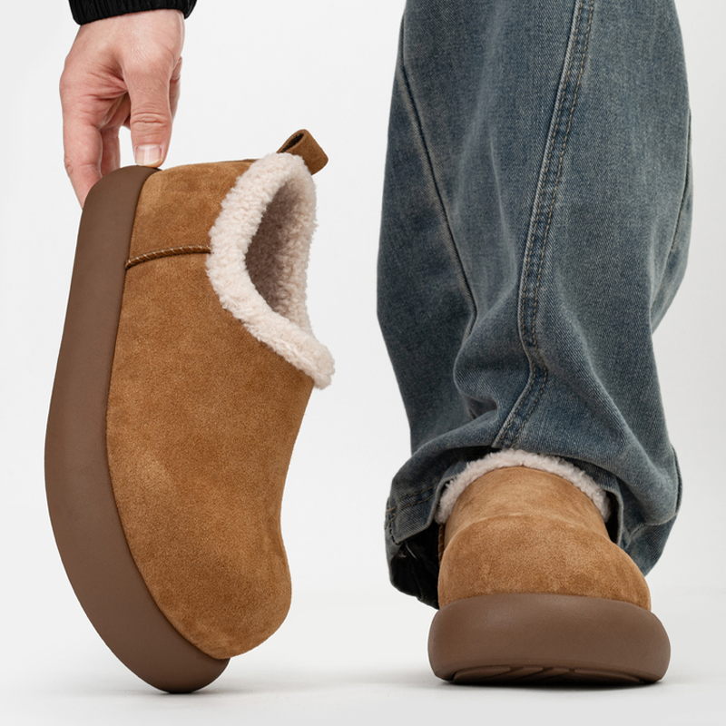 雪地靴男冬季户外防水防滑皮毛一体防寒棉靴加绒加厚保暖勃肯棉鞋,流行男鞋,时尚雪地靴,淘宝优惠券,粉丝福利购,淘宝优惠卷