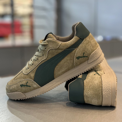 阿甘男鞋冬季防滑轻便软底上班工作潮鞋男士运动休闲潮牌德训板鞋