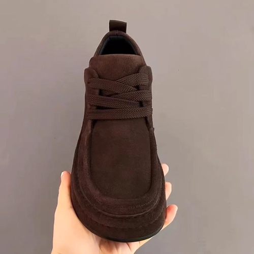 勃肯男鞋冬季2025年新款软底高级感老钱风袋鼠鞋真皮休闲乐福皮鞋