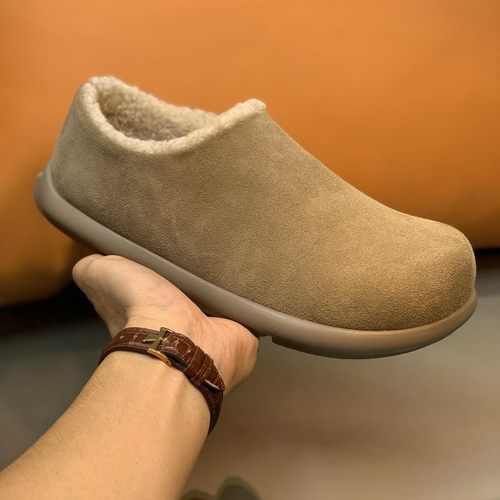 雪地靴男冬季加绒加厚保暖棉鞋男士皮毛一体防滑防寒勃肯穆勒棉靴