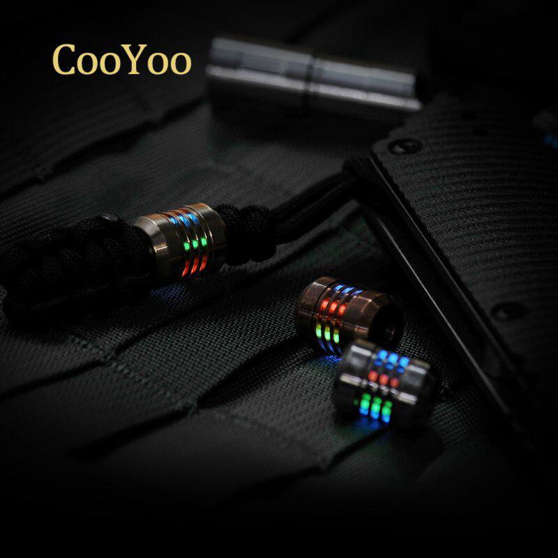 酷友 cooyoo flashfx 飞火流明 氚气挂坠 diy刀坠 自发光筒珠