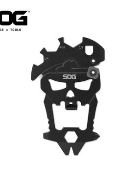 美国索格SOG 骷髅头工具卡 多功能组合小工具 多用EDC SM1001-CP