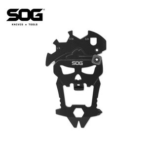 骷髅头工具卡 美国索格SOG SM1001 多用EDC 多功能组合小工具