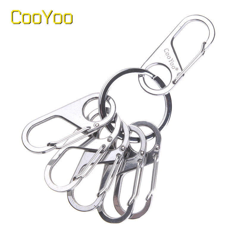 钩不锈钢户外钥匙圈快挂扣钥匙扣