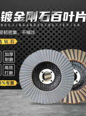 金刚石百叶片金刚砂百页轮磨陶瓷