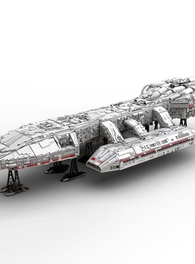 MOC-144769太空堡垒卡拉狄加大型高难度积木玩具模型战舰星球大战
