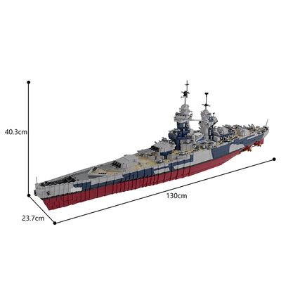 大型舰艇MOC-163300乐高积木