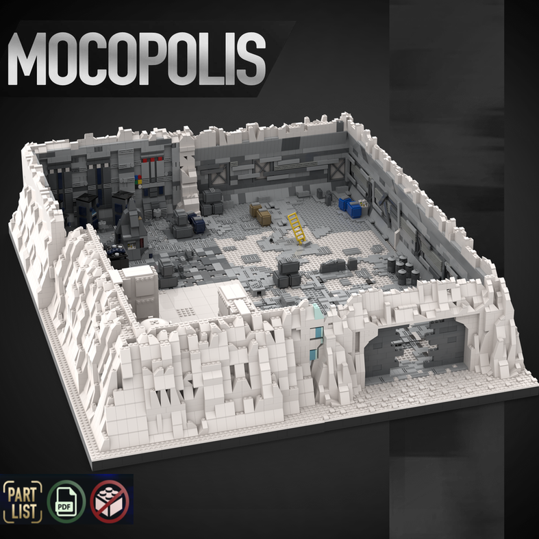 MOC星球大战基地模型军事建筑形模型巨型大型高难度积木成人积木