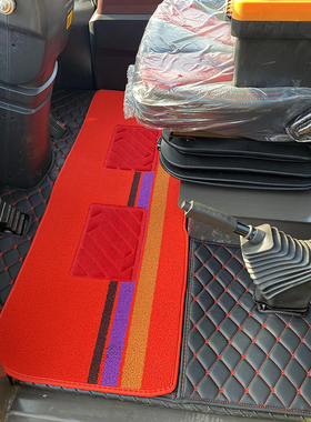 临工装载机L955HE L955HL L933专用脚垫三一SW966 956K铲车脚踏垫