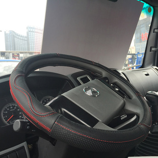 適用于凱馬凱捷M6M3汽車把套福運來金運卡銳航X1牛皮貨車方向盤套