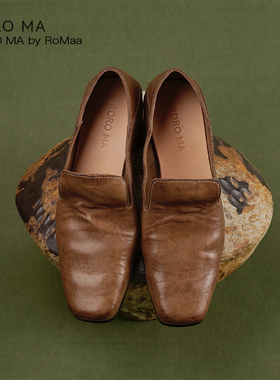 ROROMA 意大利进口水洗马皮 英伦静奢 NORMCORE極簡主义 乐福鞋