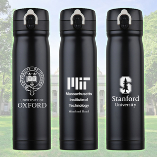 剑桥斯坦福麻省理工哈弗牛津大学周边304不锈钢保温杯学生用水壶