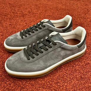 LP德训鞋男真皮轻便舒适高级感板鞋牛皮商务休闲牛筋软底欧美男鞋