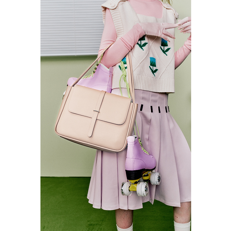 原创真皮大容量托特包