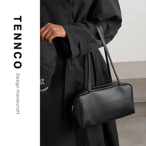 TENNCO秋冬jennie同款Astra羊皮保龄球包极简通勤手提腋下单肩包