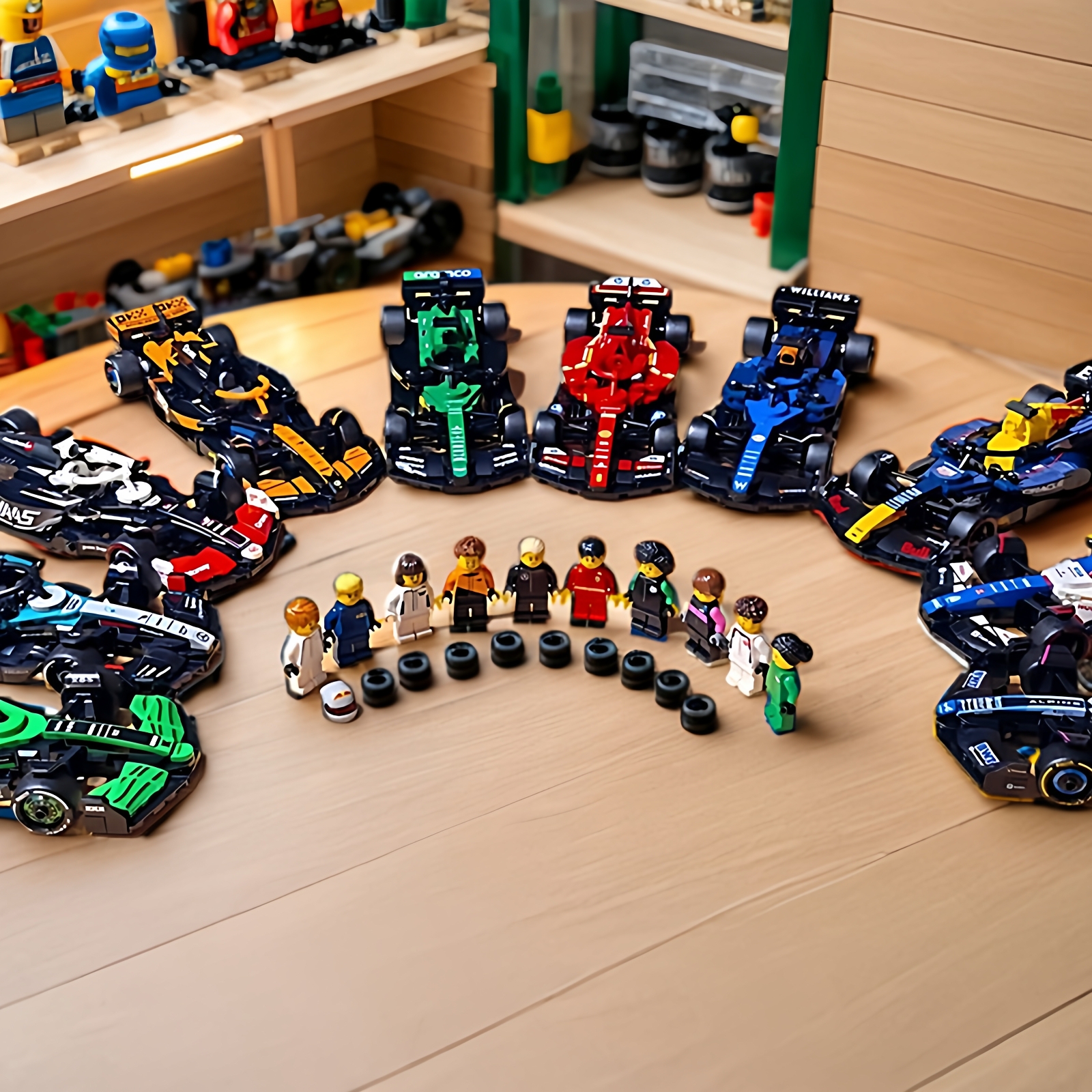 2025年新款F1法拉利跑车积木