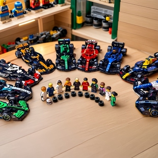 2025年新款F1法拉利跑车适用于乐高男孩拼装玩具积木赛车模型礼物