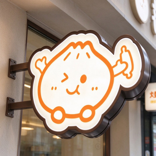 定制不锈钢包边发光字侧挂灯箱牌啤酒饮料炸鸡店灯箱招牌广告牌