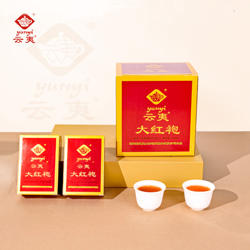 云夷岩韵大红袍武夷山岩茶原产地传统足焙火闽北乌龙茶方盒装茶叶