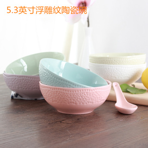 日式创意陶瓷餐具大号碗汤碗面碗家用吃饭碗米饭碗沙拉碗情侣套装