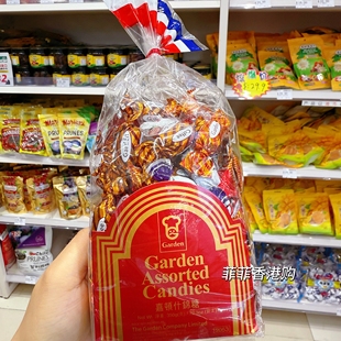 香港购嘉顿什锦糖水果味糖果佳节送礼年货贺年利是糖进口喜糖350g