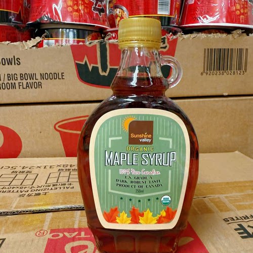 香港代购 SHADY MAPLE SYRUP 枫糖浆250ml 咖啡奶茶冲饮烘焙专用