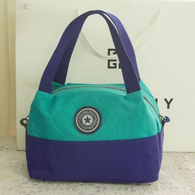 2025新款斜跨防水帆布手提包牛津布女包花布包妈妈小布包手拎单肩