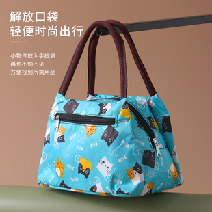 妈妈手提包轻便小迷你防水牛津布拎包中年女款上下班妈咪通勤小包