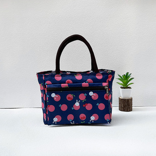 防水帆布包中老年女士手提袋子妈妈出门手拎小包上下班轻便手提包