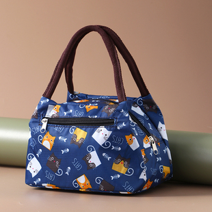 中年小巧款上班族手提包女妈妈外出拎包女士防水牛津布包妈咪买菜