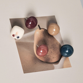 Margot手作原创多巴胺耳环小众高级感耳饰复古港风耳钉蚊香盘耳夹