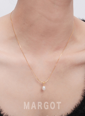 Margot手作巴洛克珍珠项链