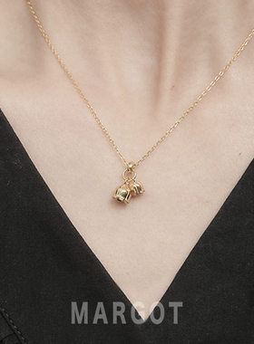 Margot手作高级感铃兰花项链