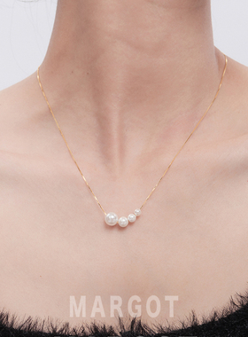 Margot手作s925纯银珍珠项链