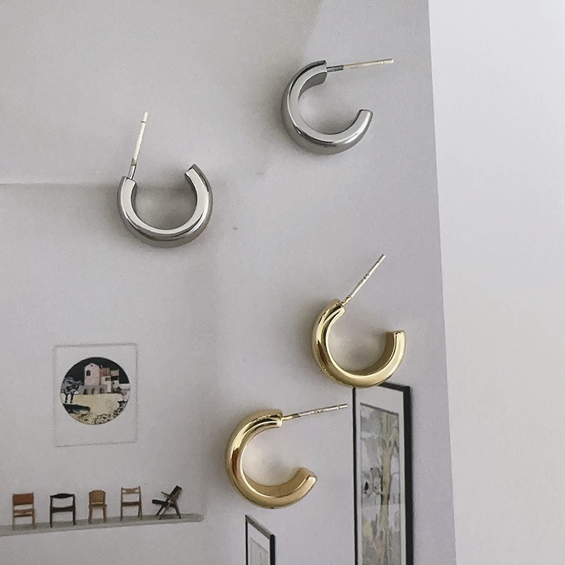 Margot手作冷淡风极简耳环