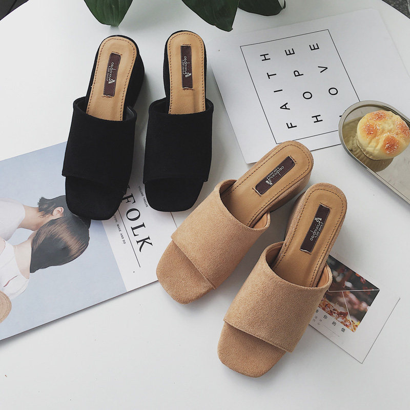 Sandales femme      en suede - Ref 2672045 Image 1