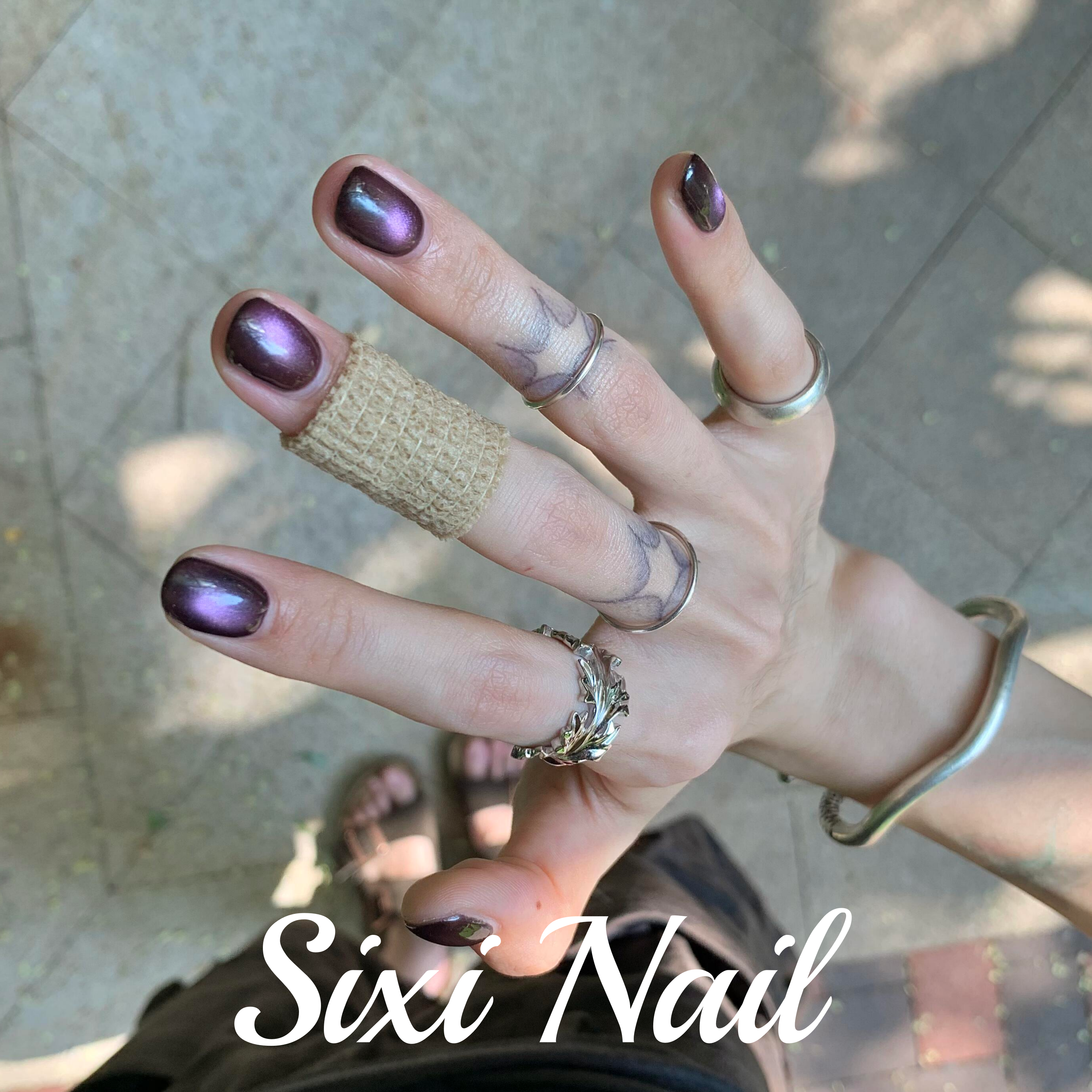 紫罗兰纯手工穿戴甲纯手工穿戴甲ins风高级感显白美甲贴片假指甲,彩妆/香水/美妆工具,穿戴甲/甲片,淘宝优惠券,粉丝福利购,淘宝优惠卷