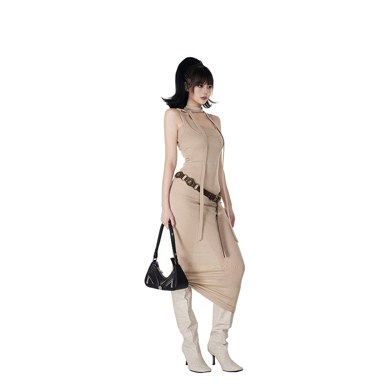 PEMPL·飘带吊带连衣裙