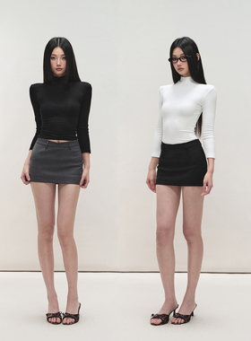 PEMPL 辣妹性感修身短款挺括西装裙女高级感时尚短裙包臀半身裙