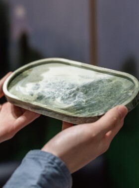 水晶滴胶模具硅胶模具椭圆形托盘 镜面模具手工DIY材料AB胶