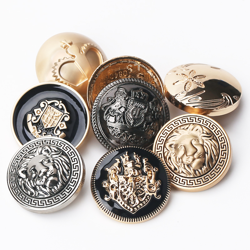 大衣风衣西装外套毛呢金色纽扣