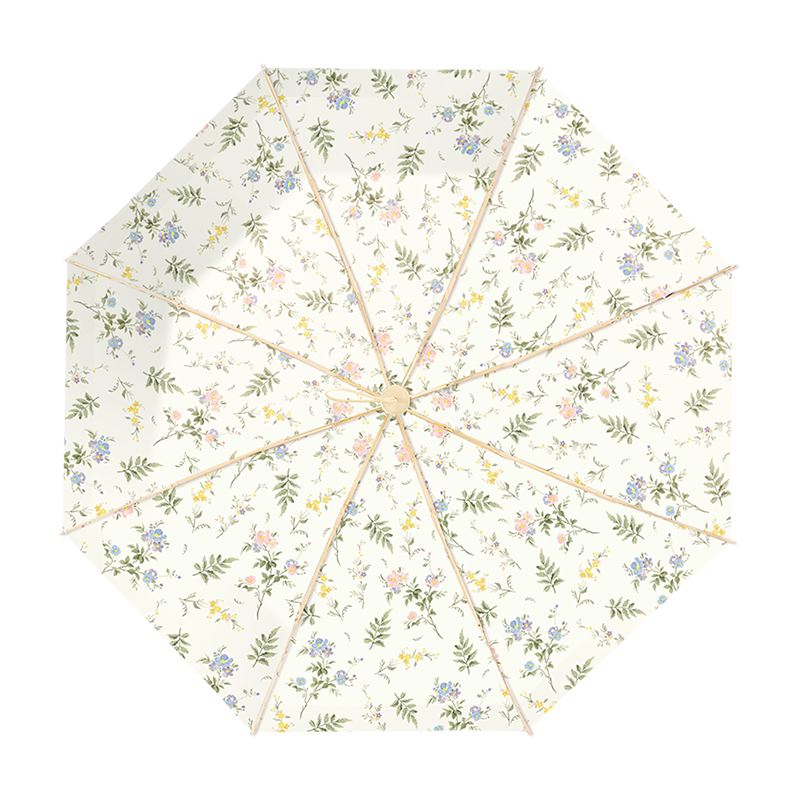 高颜值遮阳伞防紫外线女双层太阳伞晴雨两用雨伞抗风加固彩胶防晒