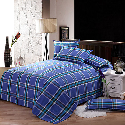 手工纯棉加厚老粗布床单单件全棉布条纹学生单双人被单1.5m1.8m床