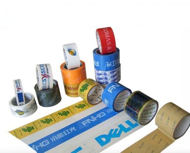 定制透明胶带封箱带印刷logo印字封口胶纸打包带彩色胶布订做批发