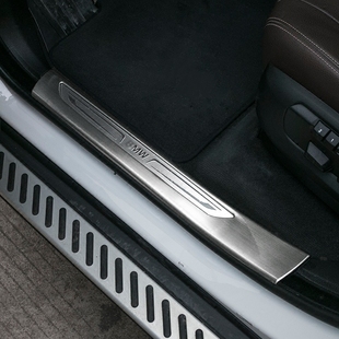 饰条 内外门槛条x3x4x6x1迎宾踏板不锈钢装 适用于宝马老新款 x5改装