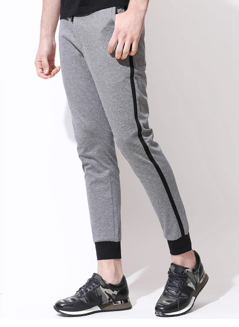 特卖 华萨尼 vsarnni 春夏 松紧腰螺纹收口 男士九分裤 休闲裤