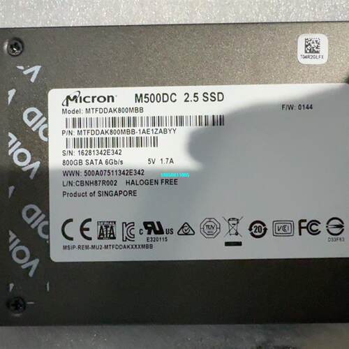 【议价】镁光 M500DC 800G 企业级固态硬盘 EMLC Ss