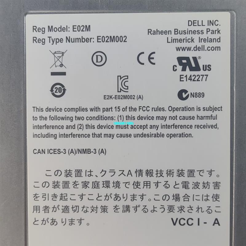 【议价】DELL戴尔E02M002 MD32 0770D8控制器 拆