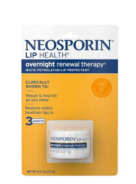 国现//美国Neosporin夜间滋润修护唇膏保湿滋润淡化唇纹7.7g